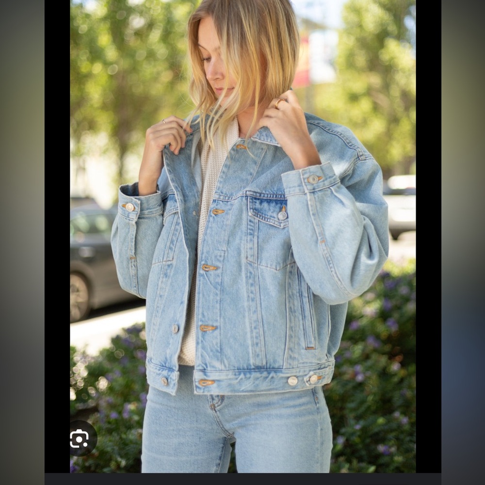 Agolde Charli oversized denim jacket